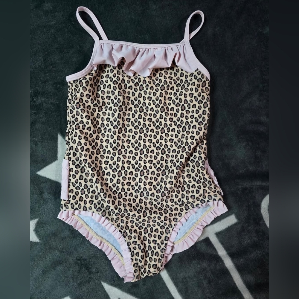 Pink Leopard Print Swimsuit